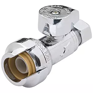 SharkBite 23337-0000LF Shut Off Water Valve 1/2" x 1/4" Straight