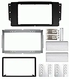 Carxtc Double Din Install Car Stereo Dash Kit for a Aftermarket Radio Fits 2006-2009 Land Rover Range Rover Sport Trim Bezel is Painted to Match The Factory Finish