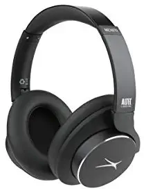 Altec Lansing Comfort Q+ Bluetooth Headphones, Active Noise Cancellation, Comfortable, Quite, Noise Cancelling Headphone, Up to 26 Hours of Playtime, 30 Ft. Wireless Range, Black