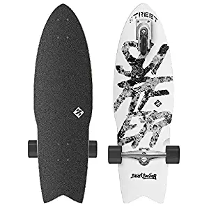 Street Surfing SHARK ATTACK Skateboard Casterboard Surf Carving Cruiser 9" x 30"