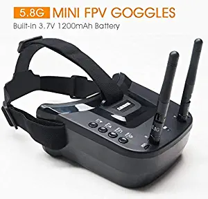 5.8Ghz FPV Goggles, ARRIS VR-009 Video Headset 5.8G 40CH HD 3 Inch 16:9 Display Mini FPV Goggles for FPV Quadcopter Drones