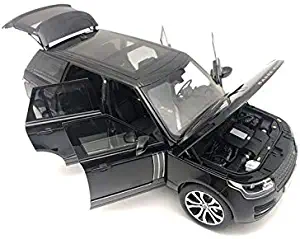 2017 Range Rover SV Autobiography Dynamic Metallic Black 1/18 Diecast Model Car by LCD Models LCD 18001 BK