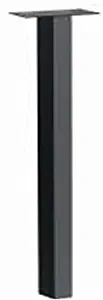 Architectural Mailboxes 5525B Ground Standard, Black Mailbox Post