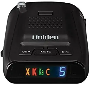 Uniden DFR3 Long Range Laser/Radar Detector with 360 Degree Protection, 3 Modes, Highway/City/City 1 Modes, Easy to Read ICON Display with Numeric Signal Strength Counter