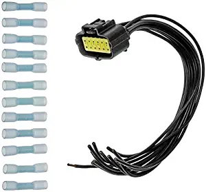 APDTY 116717 Transmission Range Sensor Wiring Harness Connector Fits Select 2000-2010 Ford/Lincoln/Mercury (Replaces 3U2Z14S411CEAA, 3U2Z14S411CEAB)