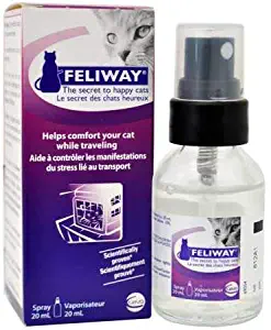 Feliway Cat Calming Pheromone Spray (20ML) | #1 Vet Recommended Solution | Reduce Anxiety for Vet Visits, Travel, Loud Noises and More