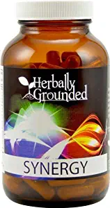 Herbally Grounded Synergy 120 Capsules, 100% Raw Herbs