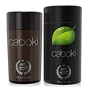 Color BLACK, Caboki Hair Loss Concealer - BLACK30G (90-day Supply)