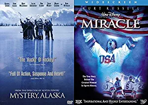 Imagine Rocky On Ice/ The Ultimate Hockey Collection: Disney's Miracle + Mystery, Alaska 2 DVD Bundle Don Cherry Approves 2 Pack