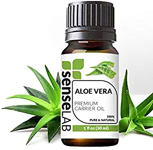 Aloe Vera Carrier Oil by SenseLAB 100% Pure, Natural and Undiluted, Therapeutic Grade Essential Oil 30ml Aloe Vera Oil