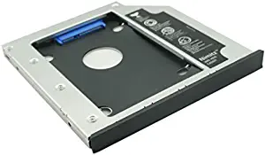 Nimitz 2nd HDD SSD Hard Drive Caddy for Lenovo Ideapad Y500 Y510p with Bezel