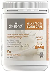 Bio Island Milk Calcium Bone Care 300 Softgel Capsules
