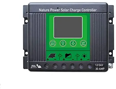 Nature Power 30 Amp Solar Charge Controller W/LED