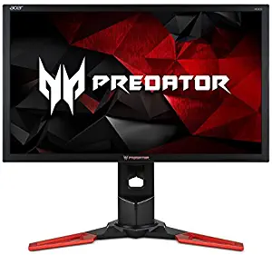 Acer Predator XB241H Bmipr 24-Inch Full HD 1920x1080 NVIDIA G-Sync Display, 144Hz, 2 x 2w speakers, HDMI & DP