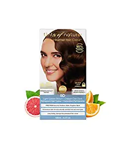 Tints of Nature 5D Light Golden Brown Permanent Hair Dye, Single