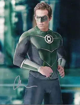 Ryan Reynolds signed The Green Lantern 8x10 photo w/coa Hal Jordan