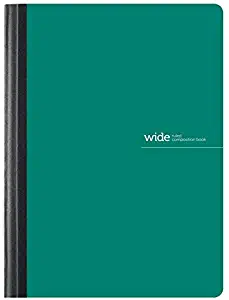 Office Depot Brand Poly Composition Book, 7 1/2" x 9 3/4", Wide Ruled, 160 Pages (80 Sheets), Green