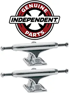 INDEPENDENT Skateboard Trucks 129mm Silver Raw STAGE 11 7.75 in PAIR (2 trucks)