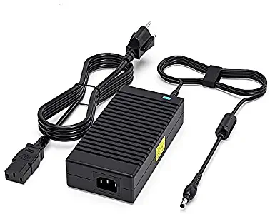 Delippo 24V 10A 240W AC Power Adapter with 5.5x2.5mm DC Plug and 2.1mm Adapter