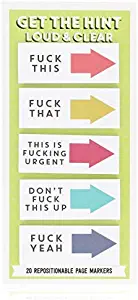 NPW-USA-USA Loud and Clear Get The Hint Sticky Note Tags