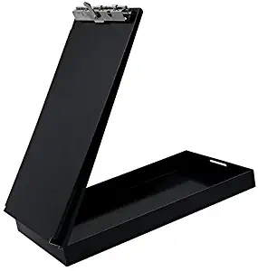 Saunders Black Recycled Aluminum Citation Holder – Eco-Friendly Office Supply, Corrosion Resistant, Lightweight Clipboard. Stationery Supplies