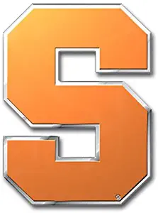 FANMATS Syracuse University Heavy Duty Aluminum Color Emblem