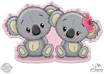 GT Graphics Cute Baby Koalas - Vinyl Sticker Waterproof Decal