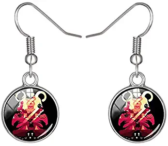 Fashion Five Nights at Freddy's Earrings Happy Animal's Party Popular Style Art Picture Glass Gem cabochon Jewelry