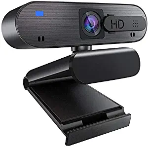 HD Webcam with Microphone for PC 1080p Cover Slider USB Web Camera with Clip on Web Cam Gaming Camera Streaming Webcam for Laptop Computer