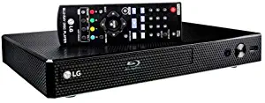LG BP350 Blu-ray Disc & DVD Player Full HD 1080p Upscaling with Streaming Services, Built-in Wi-Fi, HDMI Output and Smart HI-FI-Compatible, Bundled with Alphasonik HDMI Cable Included