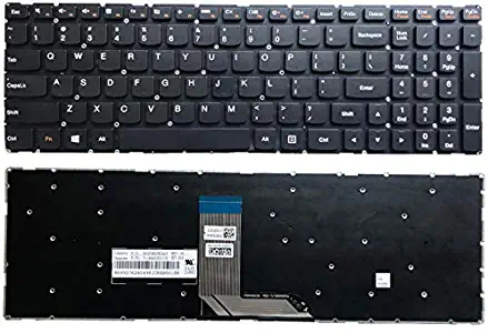 New Laptop Replacement Keyboard Fit Lenovo IdeaPad 700-15 700-15ISK US Layout (No Backlight)