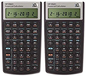 HP 10bII+ Financial Calculator (NW239AA) Pack of 2