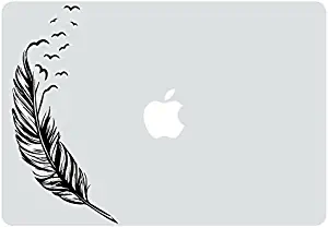 D478 Feather Apple Macbook (13 inch Pro/Air/Retina) Laptop Vinyl Decal Skin Sticker