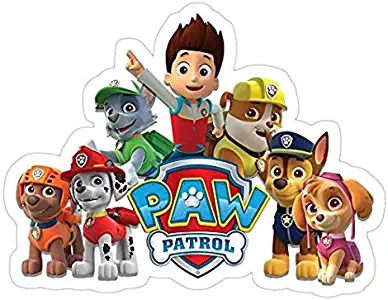 Paw Patrol, paw Patrol Decal Sticker - Sticker Graphic - Auto, Wall, Laptop, Cell, Truck Sticker for Windows, Cars, Trucks