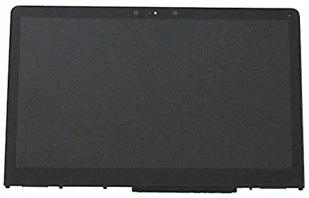 15.6'' HD 1366x768 LCD Panel Replacement Anti-Glare LED Screen Display with Touch Digitizer and Bezel Frame Assembly for HP Pavilion X360 Convertible 15-BR0XX 15-BR005LA P/N: 924531-001