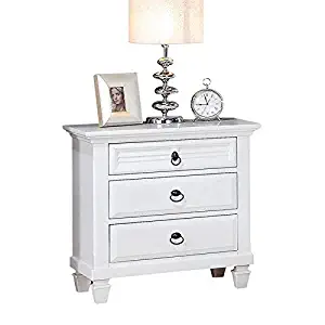 Acme Furniture 22423 Merivale Nightstand, White, One Size